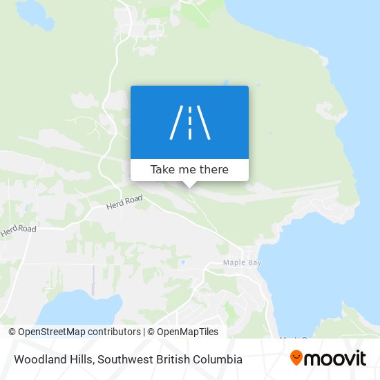 Woodland Hills map