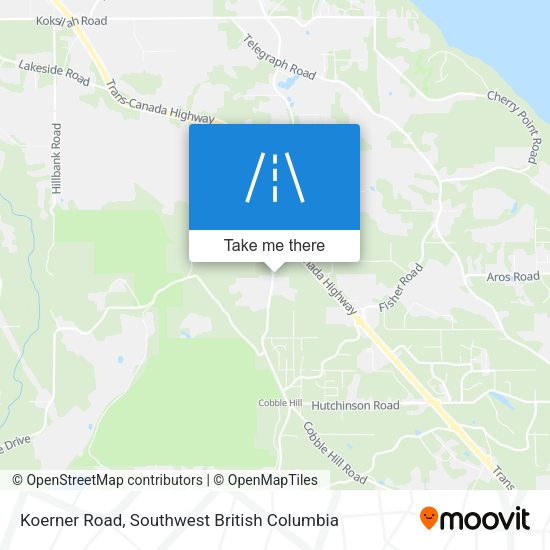 Koerner Road map