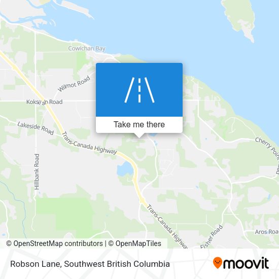 Robson Lane map