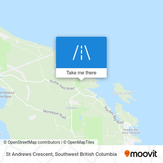 St Andrews Crescent map