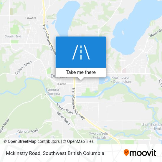Mckinstry Road map