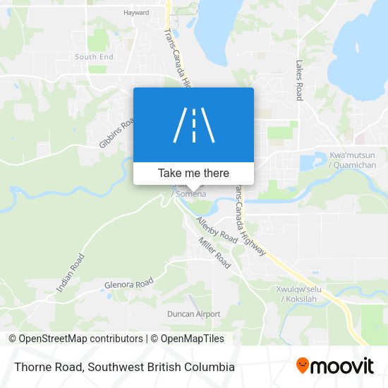Thorne Road map