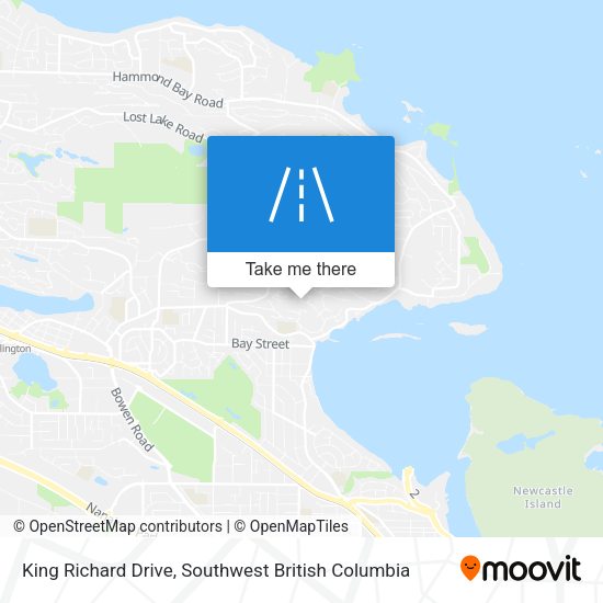 King Richard Drive map