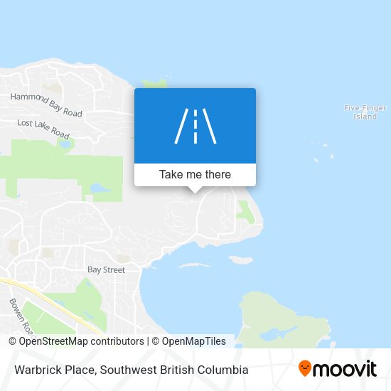 Warbrick Place map