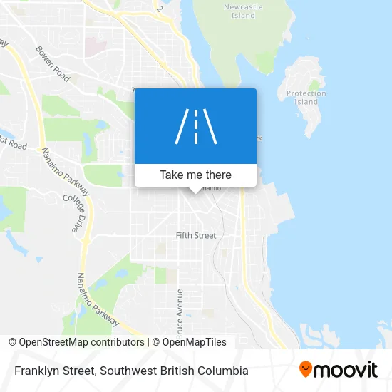 Franklyn Street map