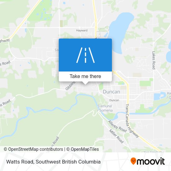 Watts Road map