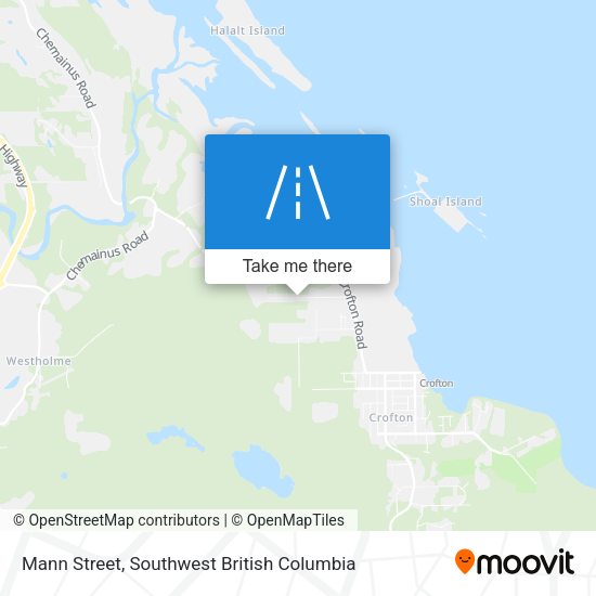Mann Street map