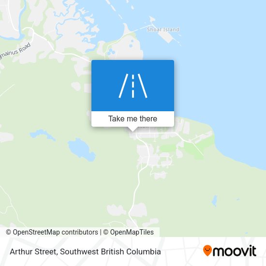 Arthur Street map