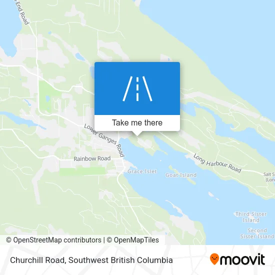 Churchill Road map