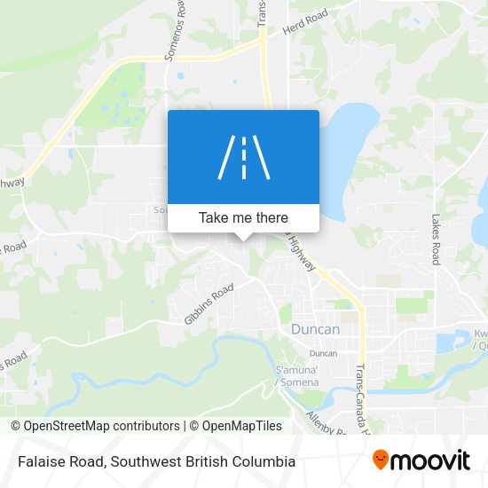 Falaise Road map