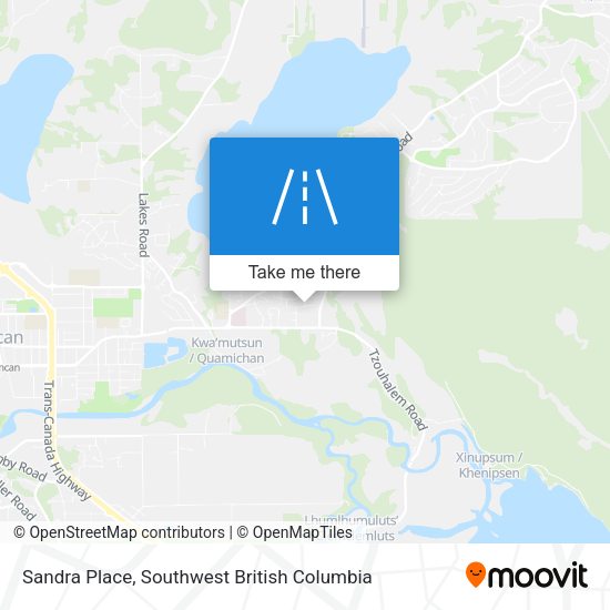 Sandra Place map