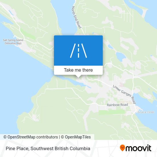 Pine Place map