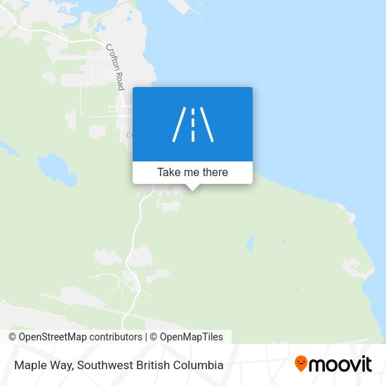Maple Way map