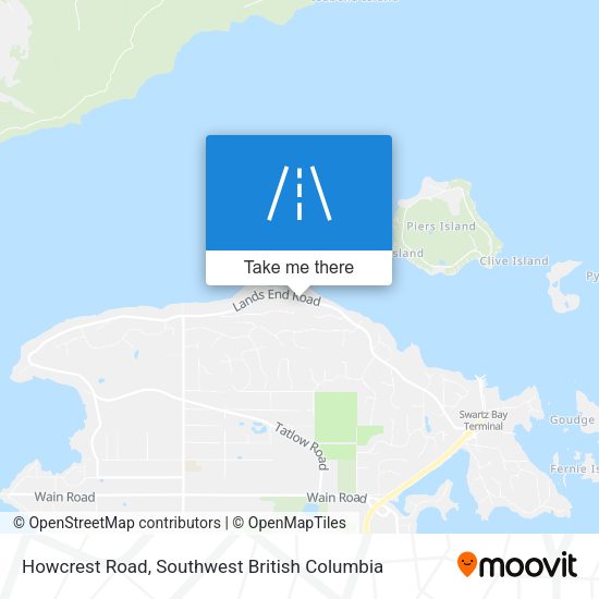 Howcrest Road map