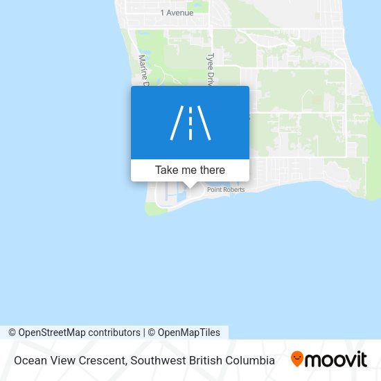 Ocean View Crescent map