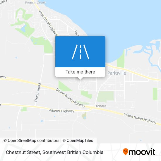 Chestnut Street map