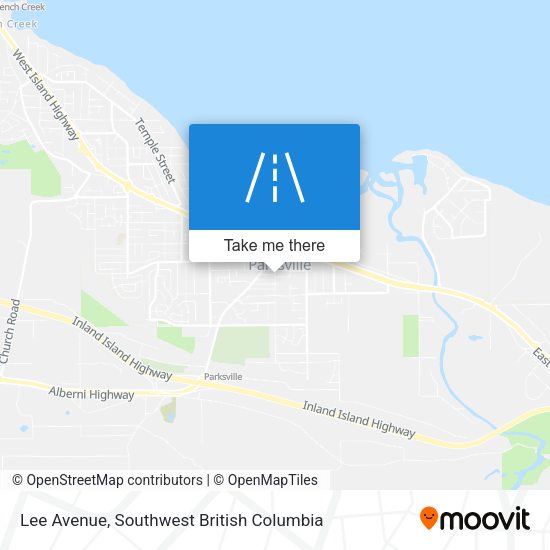 Lee Avenue map