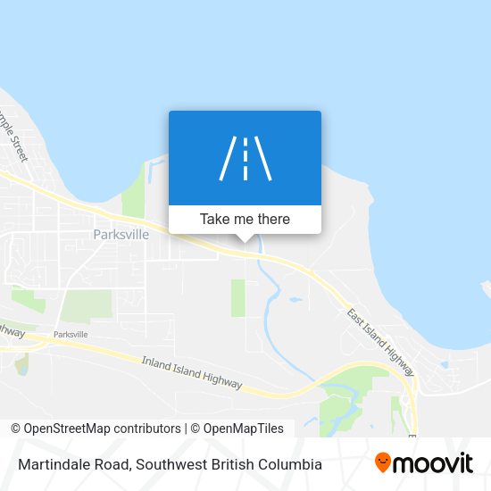 Martindale Road map