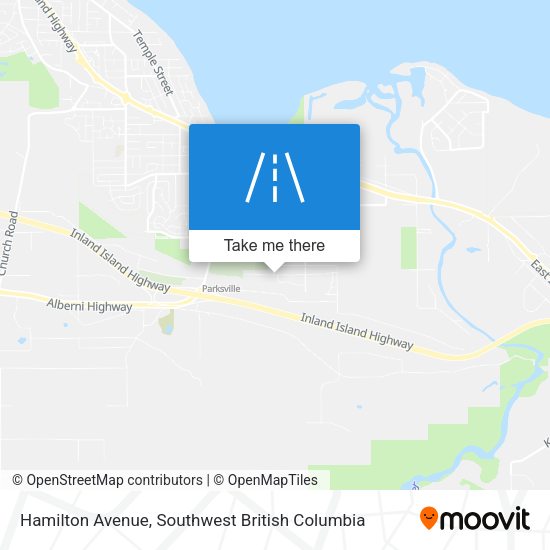 Hamilton Avenue map