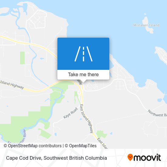 Cape Cod Drive map