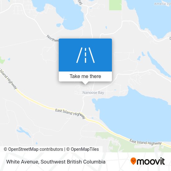 White Avenue map