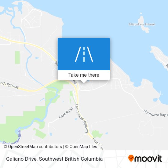 Galiano Drive map