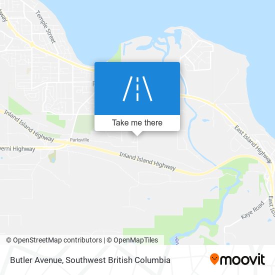 Butler Avenue map