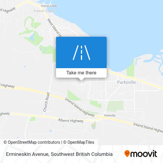 Ermineskin Avenue map