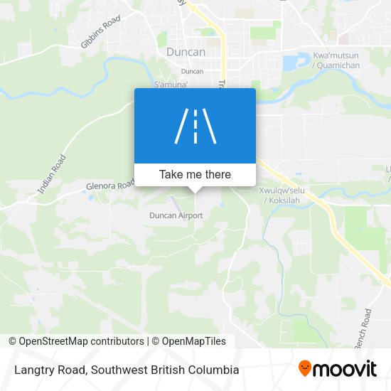Langtry Road map