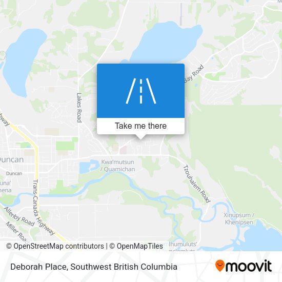 Deborah Place map