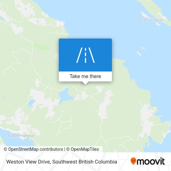 Weston View Drive map