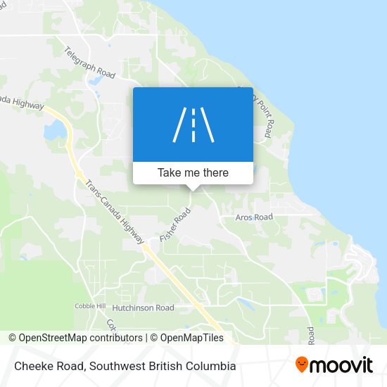 Cheeke Road map
