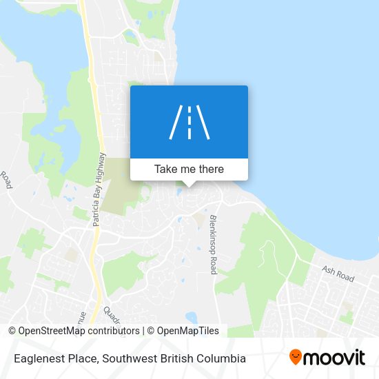 Eaglenest Place map