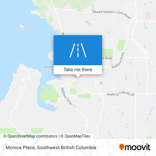 Monica Place map