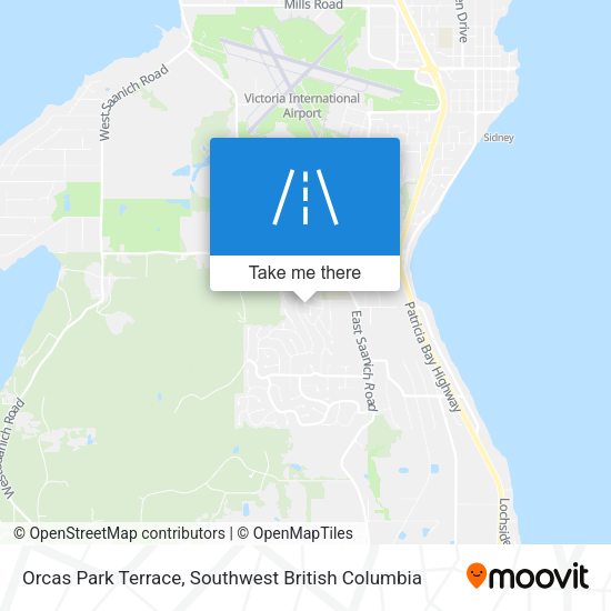 Orcas Park Terrace map