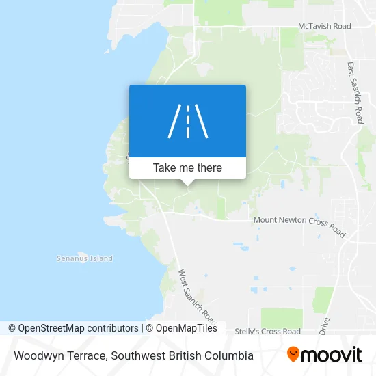 Woodwyn Terrace map