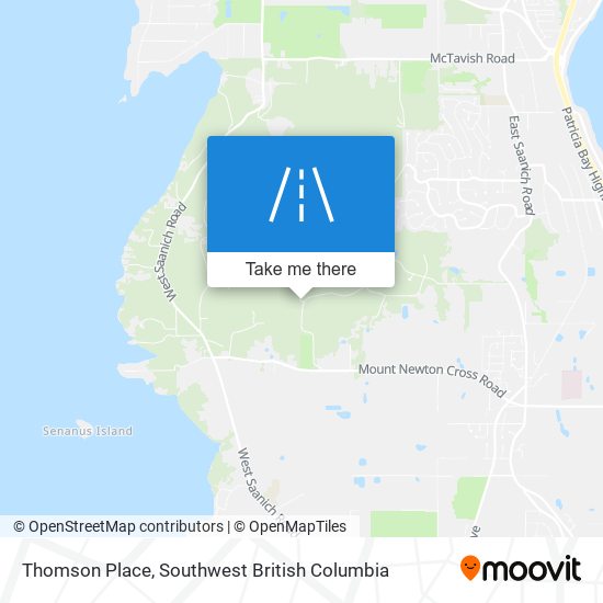 Thomson Place map