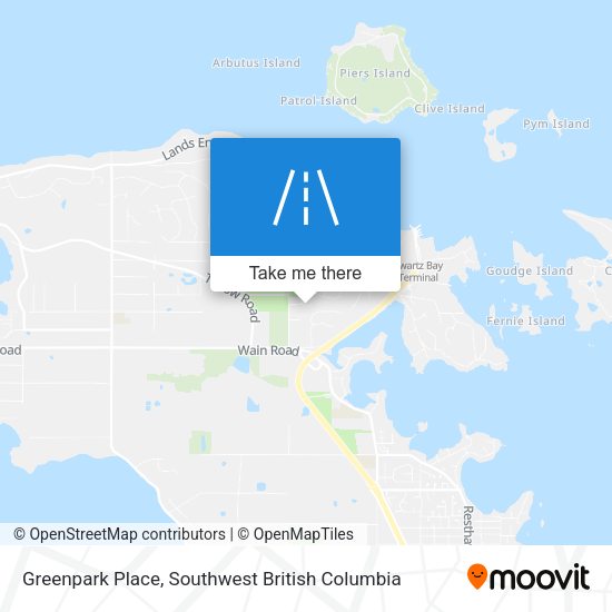 Greenpark Place map