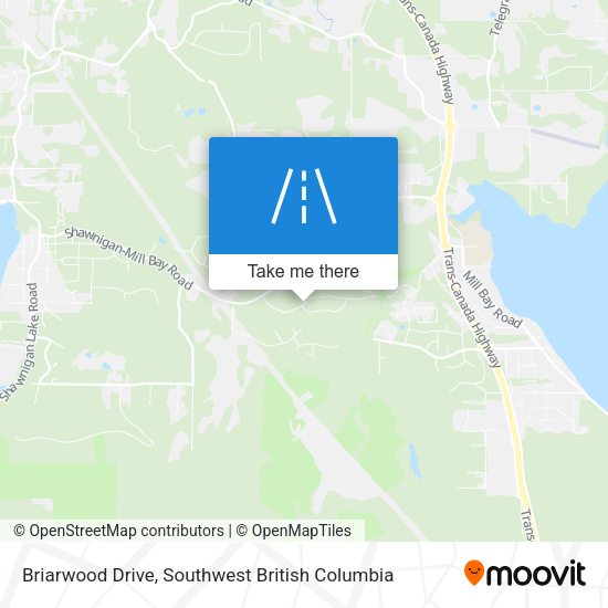 Briarwood Drive map