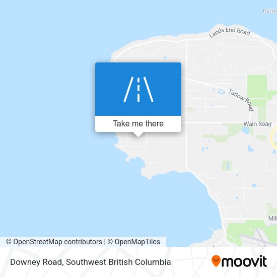 Downey Road map