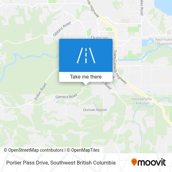 Porlier Pass Drive map