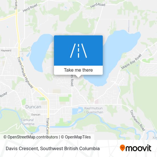 Davis Crescent map