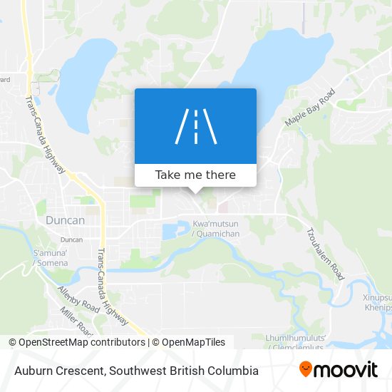 Auburn Crescent map