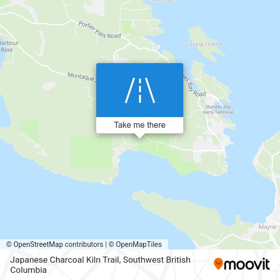 Japanese Charcoal Kiln Trail plan