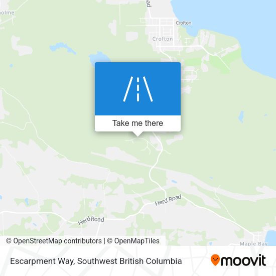 Escarpment Way map