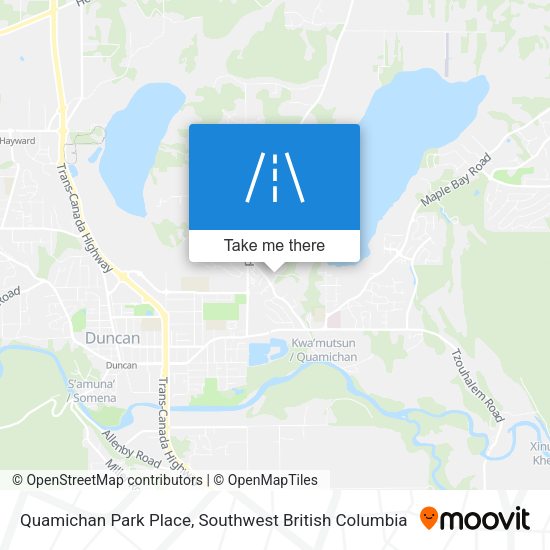 Quamichan Park Place map