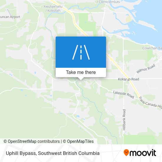 Uphill Bypass map
