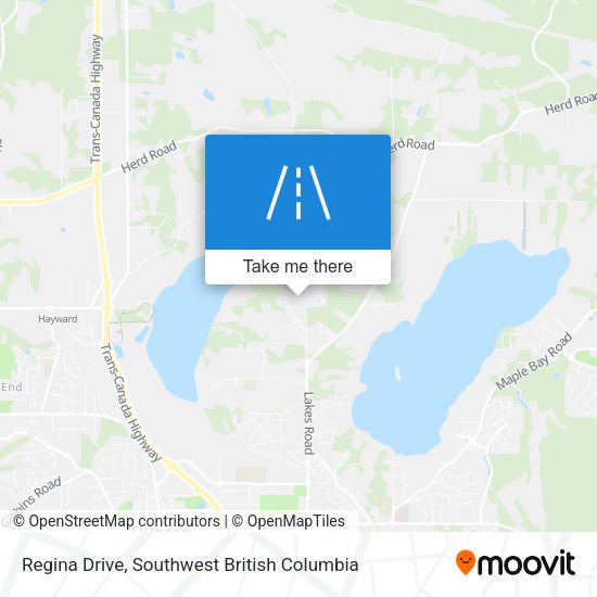 Regina Drive map