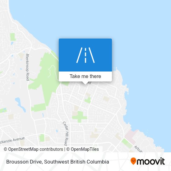 Brousson Drive map