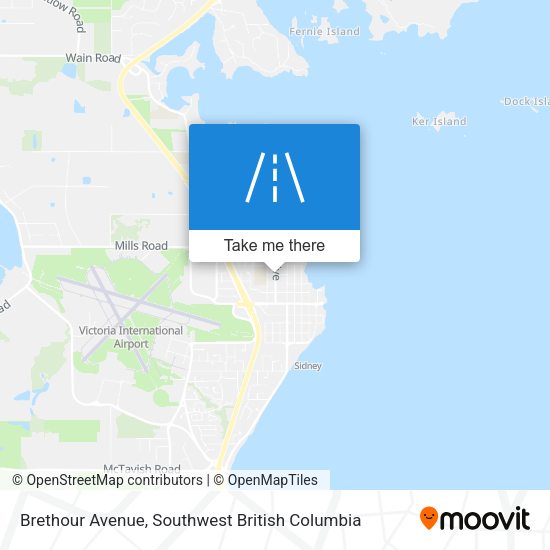 Brethour Avenue map